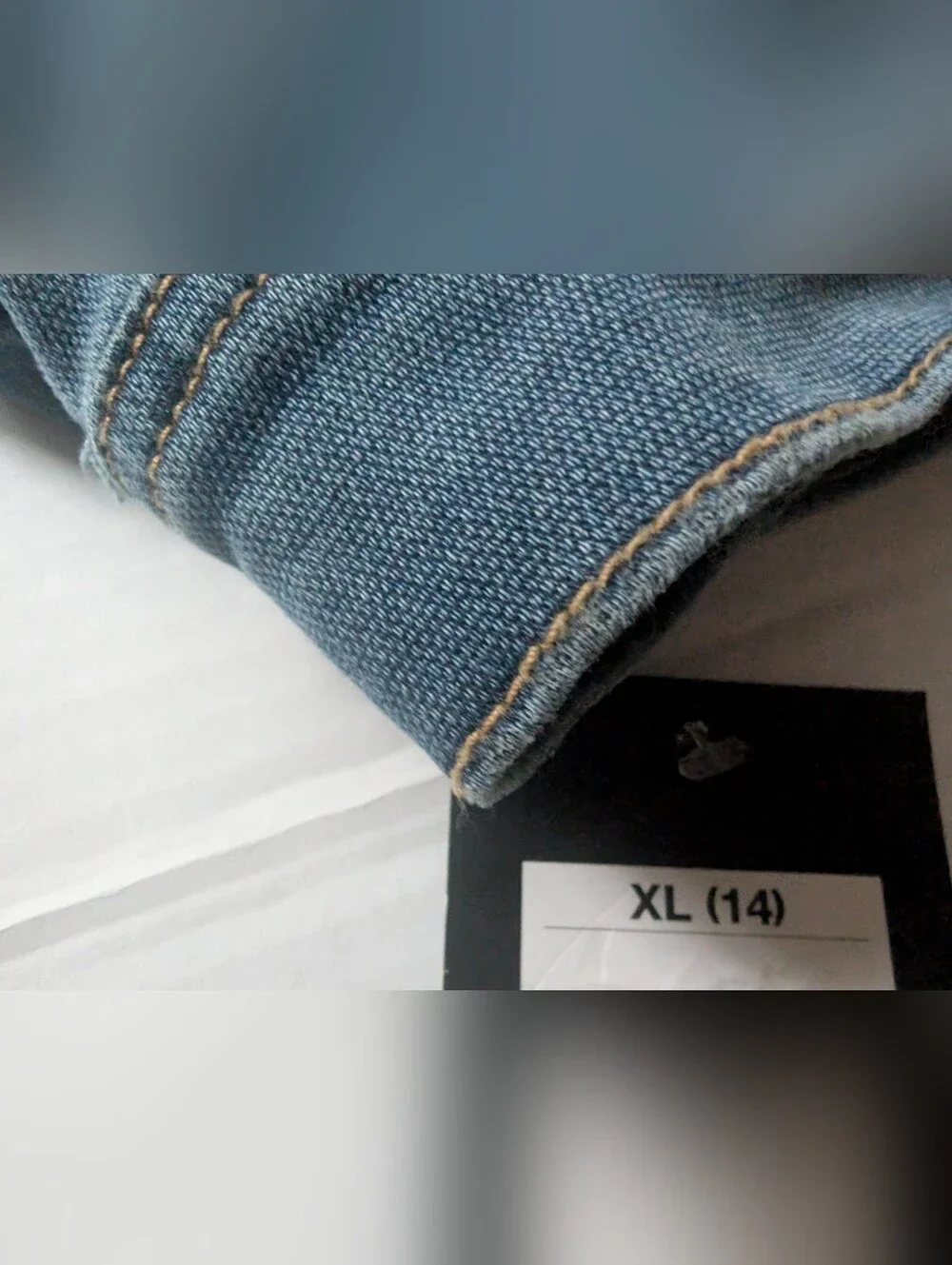Men's Dark Blue Denim Utility Jacket